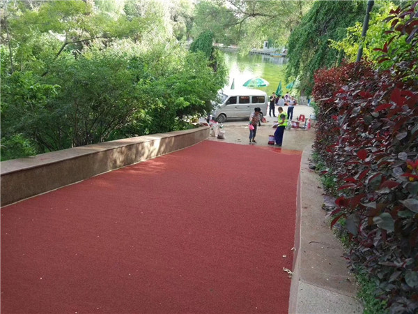 江苏彩色路面施工